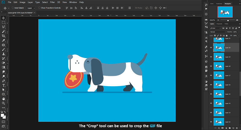 How to Edit Frames of an Animated GIF using GIMP in Windows 11/10