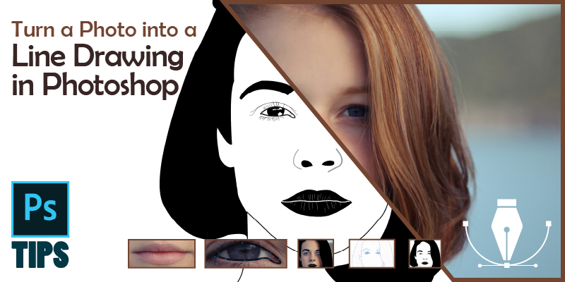 How To Turn A Photo Into A Line Drawing In Photoshop