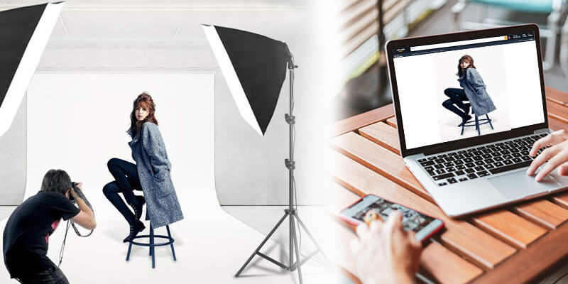 When should white background product photography be used?
