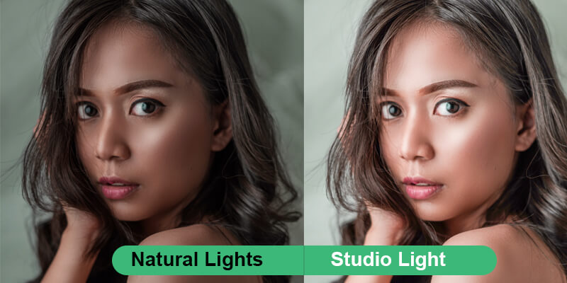 Natural Lights Vs. Studio Light